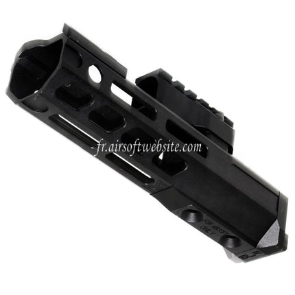 Dytac SLR Rifleworks ION Lite 165mm 6.5 Pouces Extended M-LOK Rail de Garde-Main Kit avec Canon Extérieur Convient pour GHK AK Série GBB Fusil Airsoft Noir