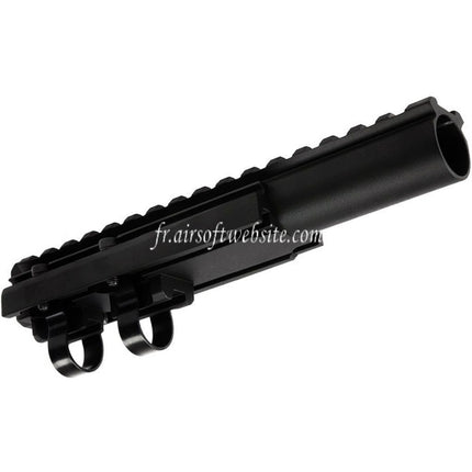 Hephaestus 20mm Picatinny Railed Gaz Tube Type III Convient pour AK Série AEG GBB Fusil Airsoft Noir