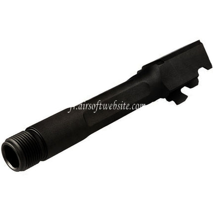 Pro Arms 110mm CNC Aluminum Canon Extérieur -14mm CCW sens antihoraire Fileté Convient pour Umarex VFC G19x G19 Gen4 G45 Série GBB Pistolet Airsoft