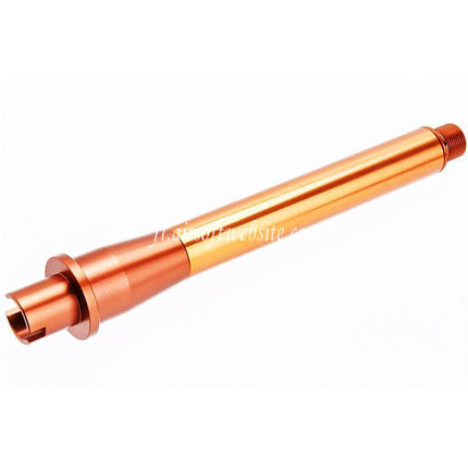 Revanchist Airsoft 7.5 Pouces Aluminium Canon Extérieur avec 0.5 Pouce Barrel Extension -14mm CCW sens antihoraire Convient pour Tokyo Marui M4 Série MWS GBB Fusil Airsoft