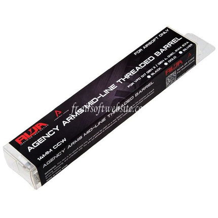 RWA Agency Arms CNC Aluminum Mid-Line Fileté Canon Extérieur -14mm CCW sens antihoraire Convient pour Tokyo Marui G17 Gen3 GBB Pistolet Airsoft