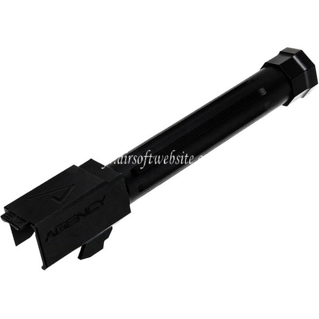 RWA Agency Arms CNC Aluminum Mid-Line Fileté Canon Extérieur -14mm CCW sens antihoraire Convient pour Umarex (VFC) G17 Gen3 Gen4 G18C / RWA Agency Arms EXA Série GBB Pistolet Airsoft