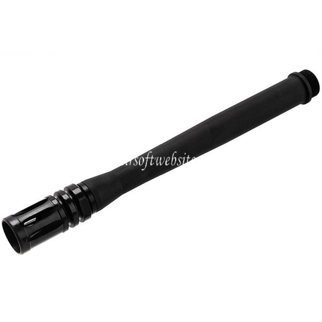 VFC Extended Canon Extérieur -14mm CCW sens antihoraire avec Flash Hider Convient pour VFC M249 Série GBB Machine Gun Fusil Airsoft Noir