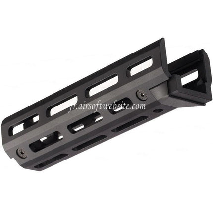 Hephaestus 6.5 Pouces 160mm CNC Aluminum M-LOK Garde-Main Convient pour GHK LCT AKS-74U Série AEG GBB Fusil Airsoft Noir