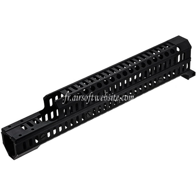 LCT 345mm Aluminum ZSPORT-12U Rail de Garde-Main Convient pour LCT LCK-12 LCK-15 LCK-19 ZK-12 ZK-12U AK12 Série AEG Fusil Airsoft Noir