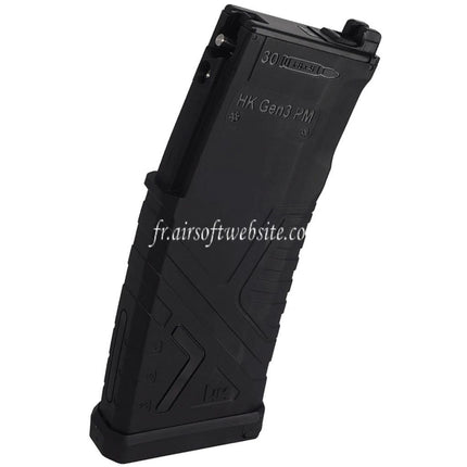 GHK Légère 32 Billes Co2 Chargeur Convient pour GHK HK416A5 G5 MK12 MK18 M4 Série GBB Fusils Airsoft Noir