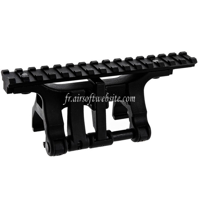 VFC Old School Picatinny Rail Claw Montage Convient pour Umarex (Elite Force) H&K MP5 G3 HK53 Série GBB Fusil Airsoft Noir