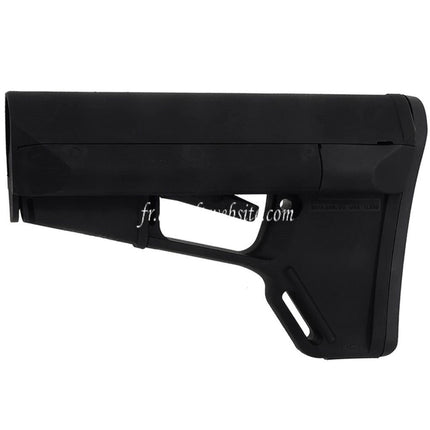 E&C M Style ACS Rétractable Crosse Convient pour M4 Série AEG Fusils Airsoft Noir