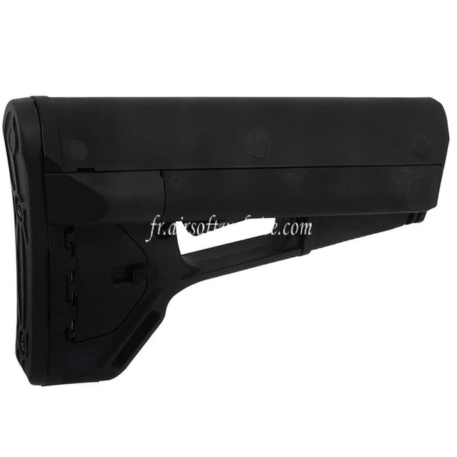 E&C M Style ACS Rétractable Crosse Convient pour M4 Série AEG Fusils Airsoft Noir