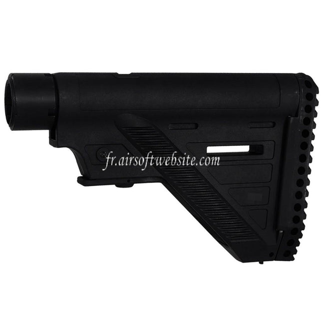 E&C 416A5 Style Rétractable Crosse avec tube tampon Convient pour HK416 Série AEG Fusils Airsoft