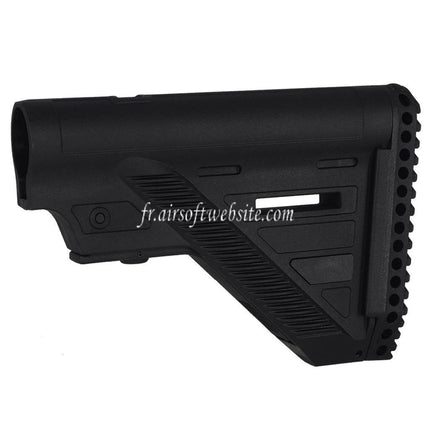 Guns Modify GM HK416 A5 Style Polymère Mince Crosse avec 6-Position Crosse Tube Convient pour VFC Umarex H&K HK416 A5 Série GBB Fusils Airsoft