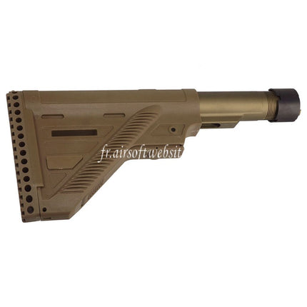 Guns Modify GM HK416 A5 Style Polymère Mince Crosse avec 6-Position Crosse Tube Convient pour VFC Umarex H&K HK416 A5 Série GBB Fusils Airsoft
