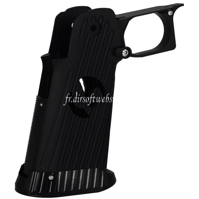 5KU CNC Aluminum Pistolet Poignée Le Châssis Ensemble Infinity Style Type-4 Convient pour Tokyo Marui Hi-Capa 5.1 4.3 Série GBB Pistolet Airsoft