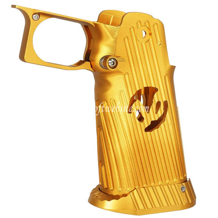 5KU CNC Aluminum Pistolet Poignée Le Châssis Ensemble Infinity Style Type-4 Convient pour Tokyo Marui Hi-Capa 5.1 4.3 Série GBB Pistolet Airsoft