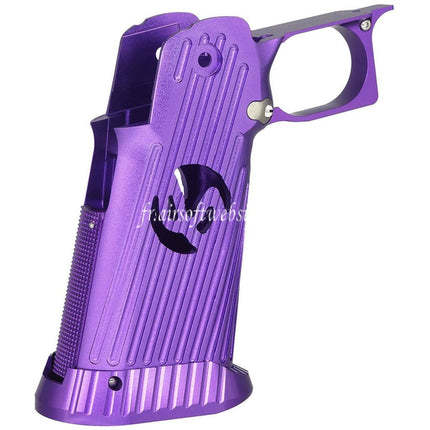 5KU CNC Aluminum Pistolet Poignée Le Châssis Ensemble Infinity Style Type-4 Convient pour Tokyo Marui Hi-Capa 5.1 4.3 Série GBB Pistolet Airsoft