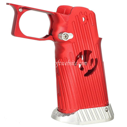 5KU CNC Aluminum Pistolet Poignée Le Châssis Ensemble Infinity Style Type-4 Convient pour Tokyo Marui Hi-Capa 5.1 4.3 Série GBB Pistolet Airsoft