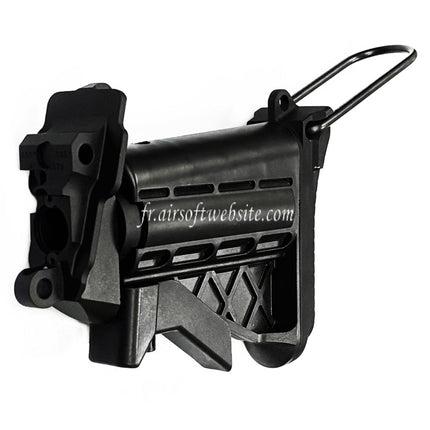 VFC Collapsible Crosse Kit Convient pour VFC MK48 MOD1 AEG Machine Gun Fusil Airsoft Noir