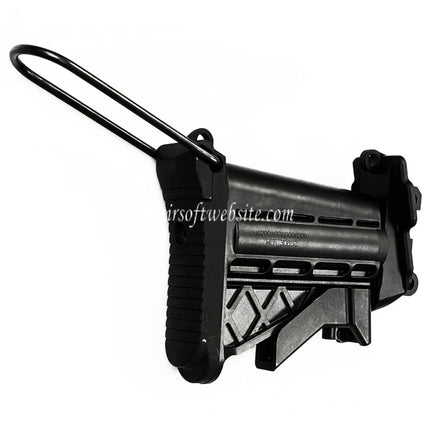 VFC Collapsible Crosse Kit Convient pour VFC MK48 MOD1 AEG Machine Gun Fusil Airsoft Noir