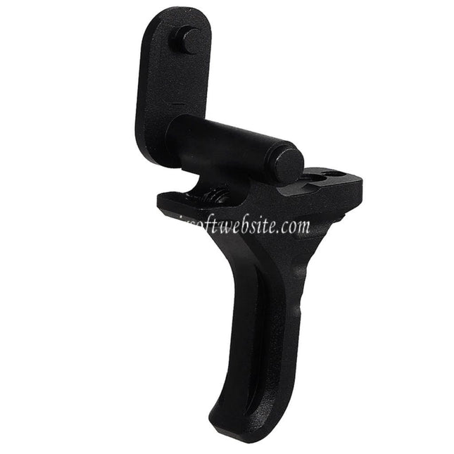 C&C TAC CNC Aluminum KD Style Dual Réglable Pro Competition Gâchette Convient pour SIG AIR VFC P320 M17 M18 Série GBB Pistolet Airsoft Noir