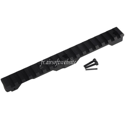 DOUBLE BELL Picatinny 20mm Montage Base Convient pour Kar-98K 98K Série Fusil Sniper Airsoft Noir