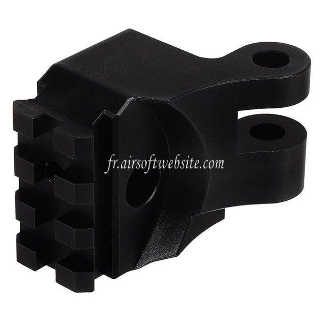 BBT CNC Aluminum M1913 20mm Rail Crosse Adaptateur Convient pour KRYTAC Kriss Vector Série AEG GBB SMG Fusil Airsoft Noir