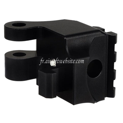 BBT CNC Aluminum M1913 20mm Rail Crosse Adaptateur Convient pour KRYTAC Kriss Vector Série AEG GBB SMG Fusil Airsoft Noir