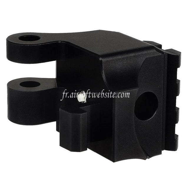 BBT CNC Aluminum M1913 20mm Rail Crosse Adaptateur Convient pour KRYTAC Kriss Vector Série AEG GBB SMG Fusil Airsoft Noir