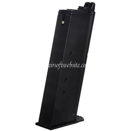 DOUBLE BELL 24 Billes Gaz Chargeur Convient pour DOUBLE BELL Cybergun WE(WE-TECH) Armorer Works AW Tokyo Marui Desert Eagle GBB Pistolets Airsoft Noir