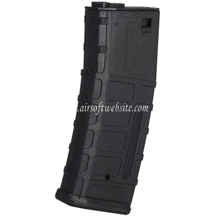 DOUBLE BELL 45 Billes Polymère PMAG Mid-Cap Chargeur Convient pour M4 M16 Série AEG Fusils Airsoft Noir