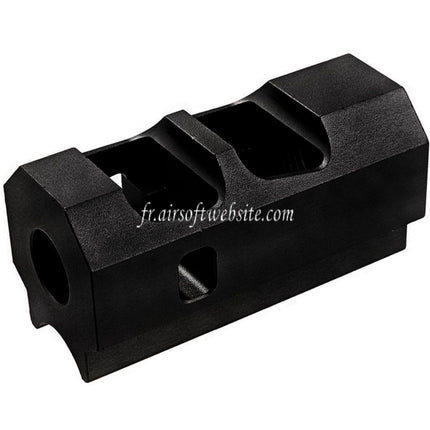 Revanchist Airsoft Aluminum INF Style Compensateur -14mm CCW sens antihoraire Filetage Convient pour Tokyo Marui Hi-Capa Série GBB Pistolets
