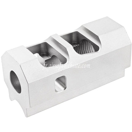 Revanchist Airsoft Aluminum INF Style Compensateur -14mm CCW sens antihoraire Filetage Convient pour Tokyo Marui Hi-Capa Série GBB Pistolets