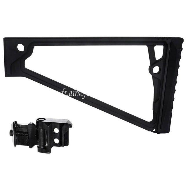 5KU 205mm Aluminum TS-8RP Triangle Crosse avec M1913 Adaptateur Convient pour 20mm Picatinny Crosse Adaptateur Fusil Airsoft