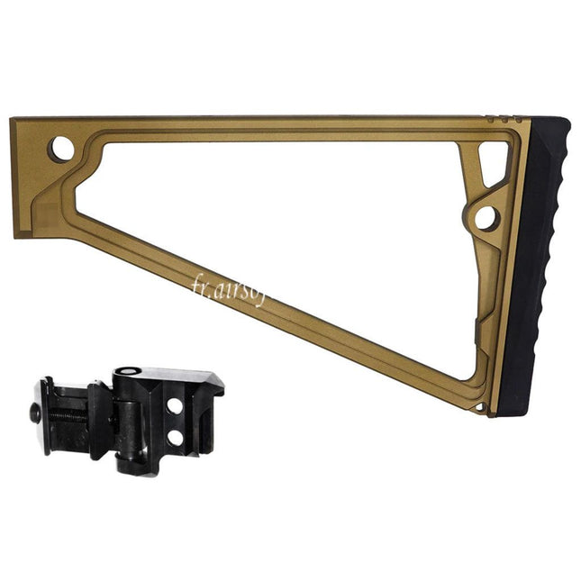 5KU 205mm Aluminum TS-8RP Triangle Crosse avec M1913 Adaptateur Convient pour 20mm Picatinny Crosse Adaptateur Fusil Airsoft