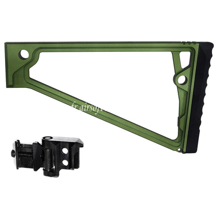 5KU 205mm Aluminum TS-8RP Triangle Crosse avec M1913 Adaptateur Convient pour 20mm Picatinny Crosse Adaptateur Fusil Airsoft
