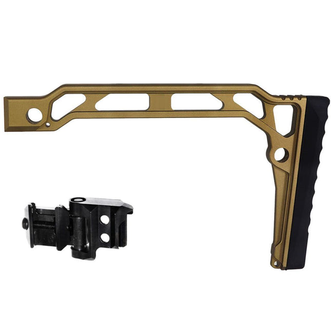 5KU Aluminum SS-8RP Skeleton Pliable Crosse Convient pour 20mm Picatinny Crosse Adaptateur Fusil Airsoft