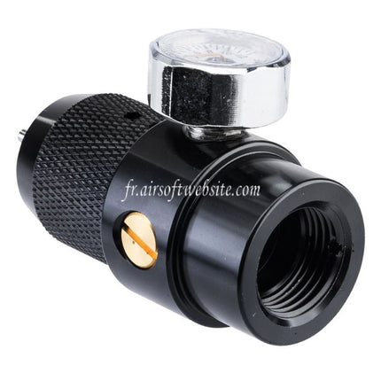 Madbull XM-Chargeur Plus Co2 Adaptateur avec Réglable Pression Régulateur et Compteur de lecture