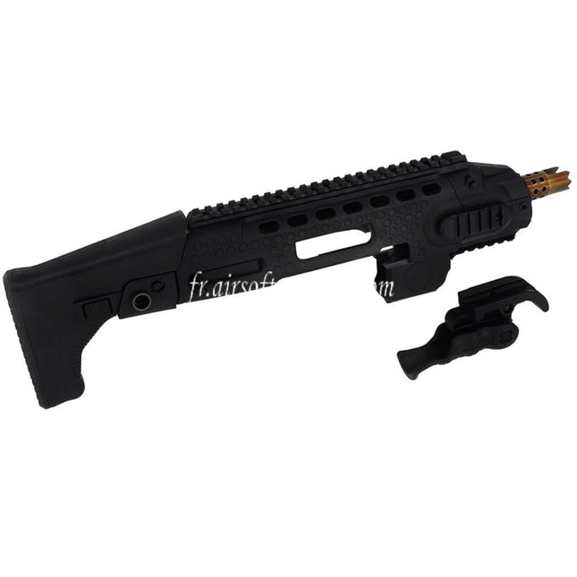 APS Caribe Action Combat Pistolet Carbine Conversion Kit Convient pour APS XTP Shark Série GBB Pistolet Airsoft