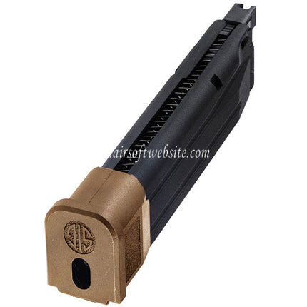 VFC 25 Billes Co2 Chargeur Convient pour SIG AIR P320 M17 Série GBB Pistolet Airsoft Tan