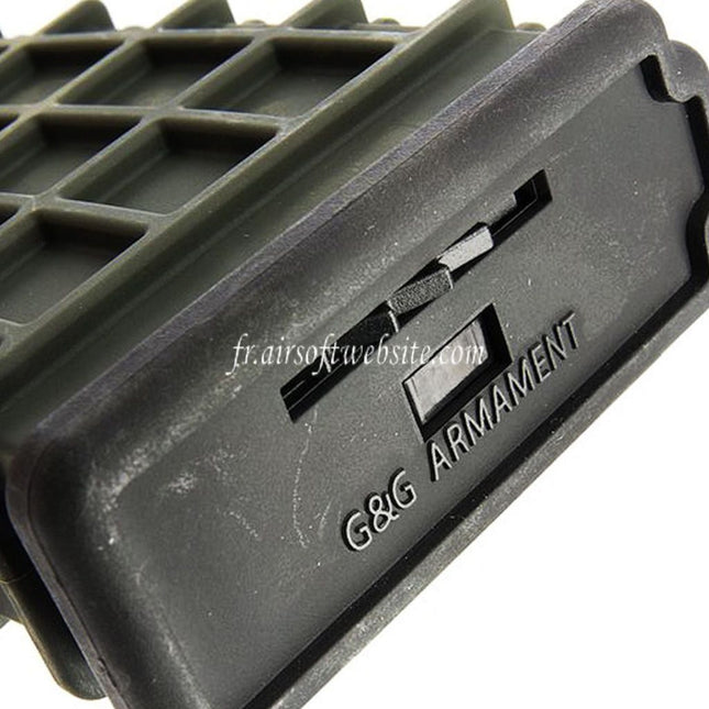 G&G 330 Billes Polymère Hi-Cap Chargeur GK5C Convient pour M4 M16 Série AEG Fusil Airsoft Vert