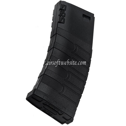 G&G 120 Billes Polymère Mid-Cap Chargeur Convient pour M4 M16 Série AEG Fusil Airsoft Noir