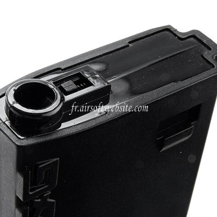 G&G 120 Billes Polymère Mid-Cap Chargeur Convient pour M4 M16 Série AEG Fusil Airsoft Noir