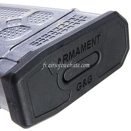 G&G 105 Billes Polymère Mid-Cap Chargeur SSG-1 Convient pour M4 M16 Série AEG Fusil Airsoft