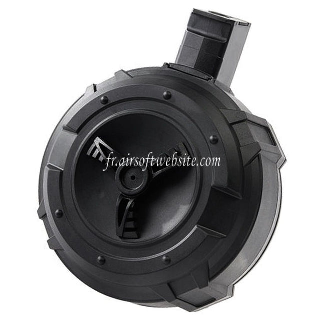 G&G 1730 Billes Polymère Manual Winding Chargeur Tambour Convient pour G&G PRK9 Série AEG Fusil Airsoft Noir