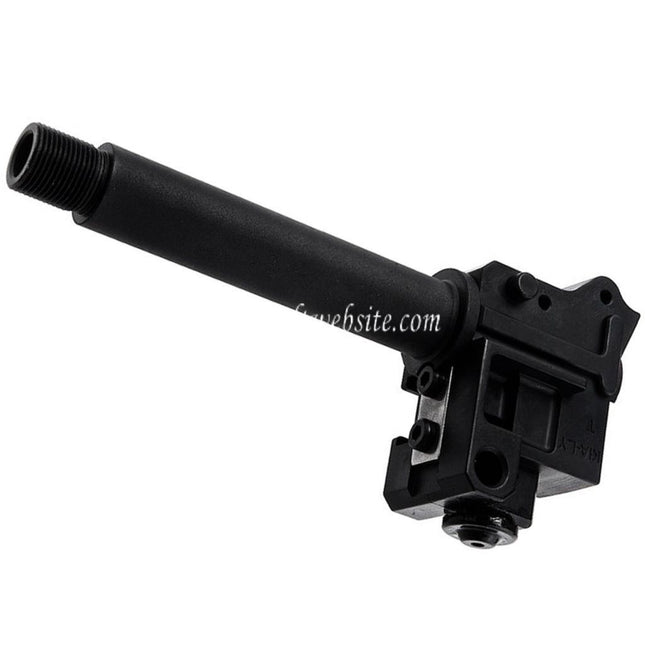 KRYTAC Canon et Trunnion Ensemble -14mm CCW sens antihoraire Convient pour Krytac Kriss Vector GBB SMG Fusil Airsoft Noir