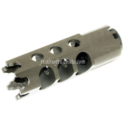 CYMA DTK-1 Style Frein de Bouche Cache-Flamme avec Adaptor Convient pour -14mm CCW sens antihoraire Canon Fusil Airsoft