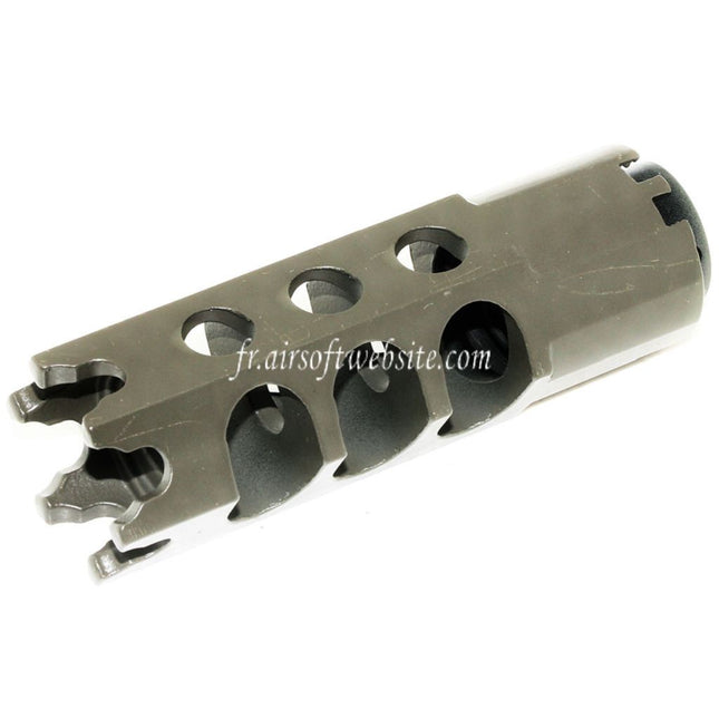 CYMA DTK-1 Style Frein de Bouche Cache-Flamme avec Adaptor Convient pour -14mm CCW sens antihoraire Canon Fusil Airsoft