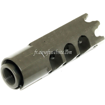 CYMA DTK-1 Style Frein de Bouche Cache-Flamme avec Adaptor Convient pour -14mm CCW sens antihoraire Canon Fusil Airsoft