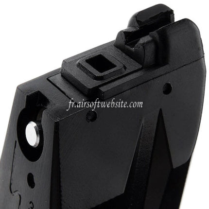 VFC 24 Billes Gaz Chargeur Convient pour Umarex HK45T Série GBB Pistolet Airsoft Noir