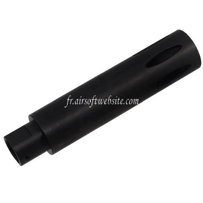 CYMA 113mm XM177 E2 Style Frein de Bouche Convient pour -14mm CCW sens antihoraire Canon Fusil Airsoft Noir