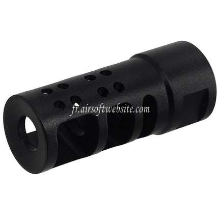 CYMA 53mm R2 556 Style Métal Frein de Bouche Cache-Flamme Convient pour -14mm CCW sens antihoraire Canon Fusil Airsoft